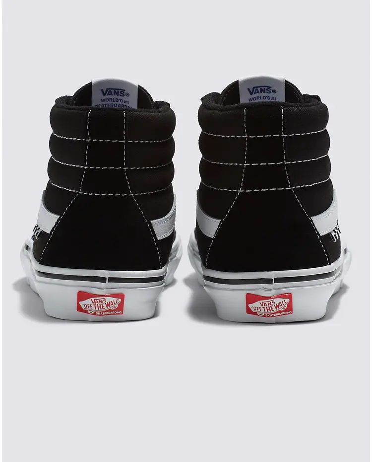 Vans HOMMES SKATE SK8-HI BLACK/WHITE