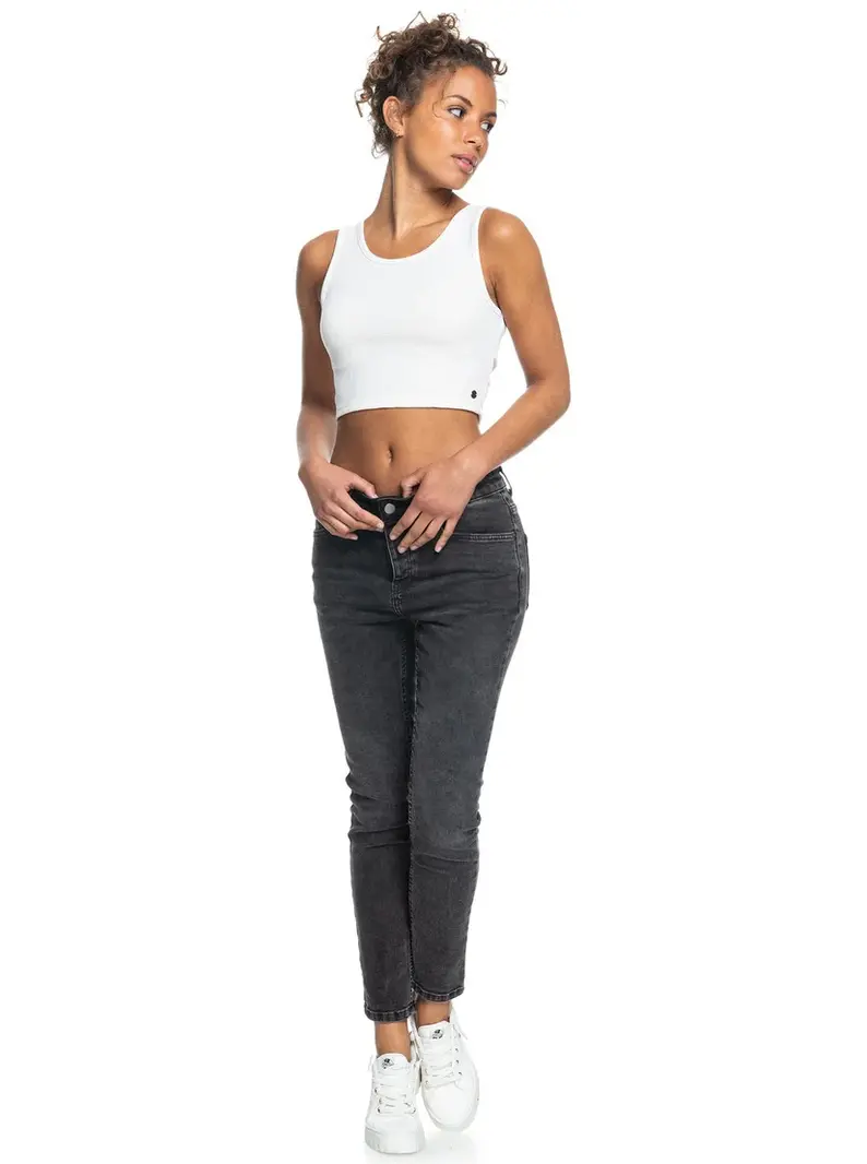 Roxy GOOD KEEPSAKE CROP TOP SNOW WHITE