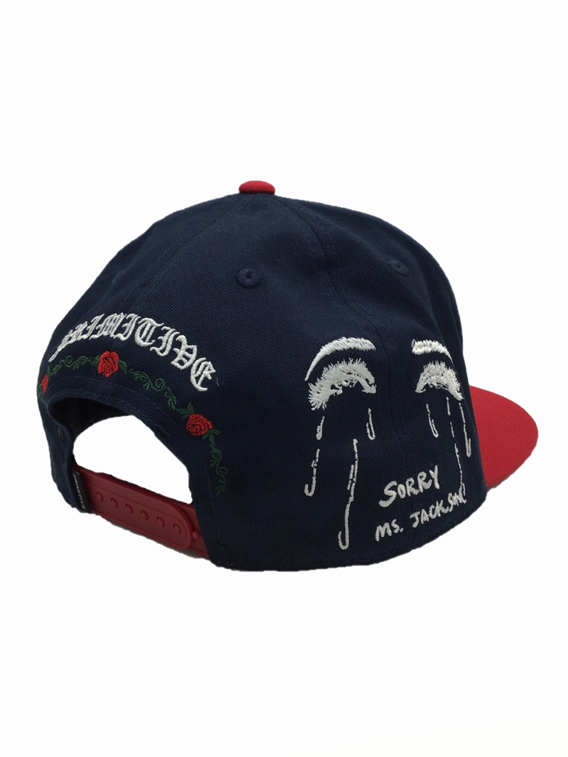 Primitive HOMMES PRIMITIVE x OUTKAST JACKSON SNAPBACK NAVY/RED