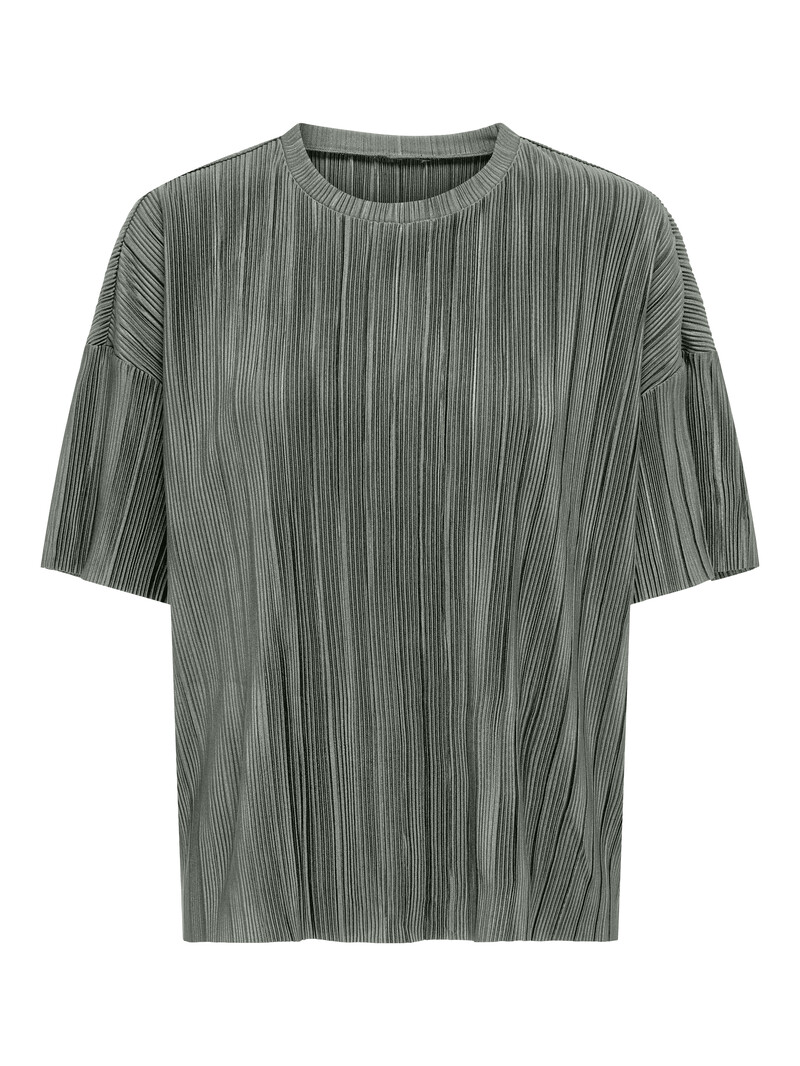 Only RAVENNA PLISSE TOP AGAVE GREEN