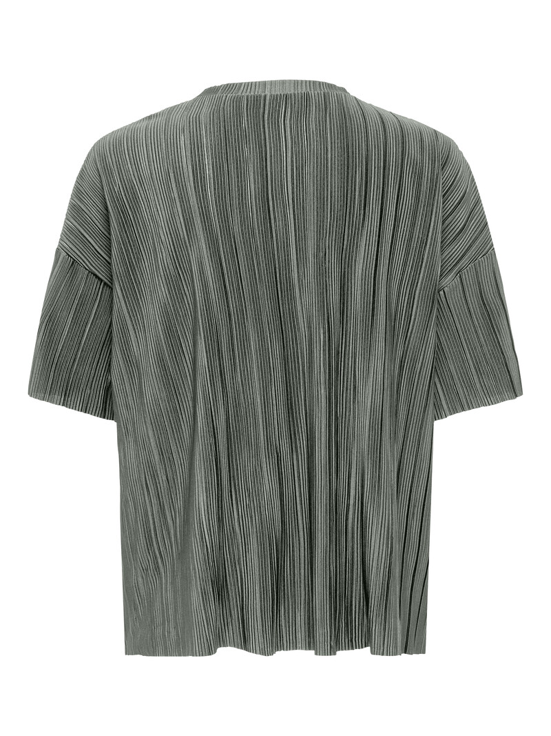 Only RAVENNA PLISSE TOP AGAVE GREEN