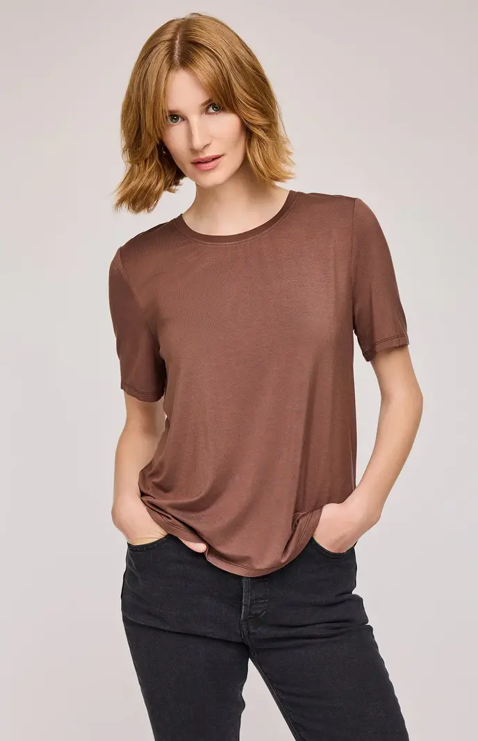 Gentle fawn BRIELLE T-SHIRT BRUNETTE