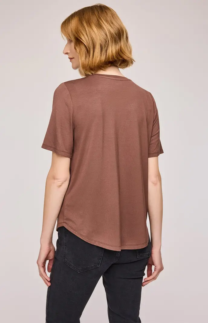 Gentle fawn BRIELLE T-SHIRT BRUNETTE