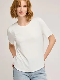 Gentle fawn WOMEN'S BRIELLE T-SHIRT WHITE