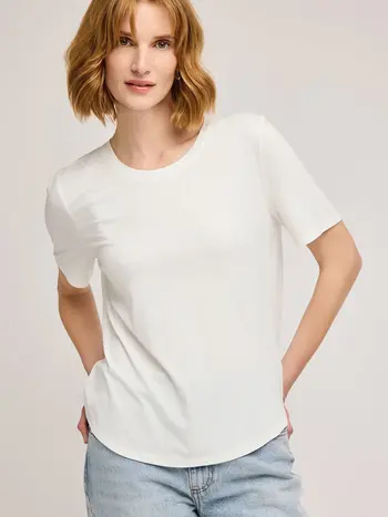 Gentle fawn FEMMES BRIELLE T-SHIRT WHITE