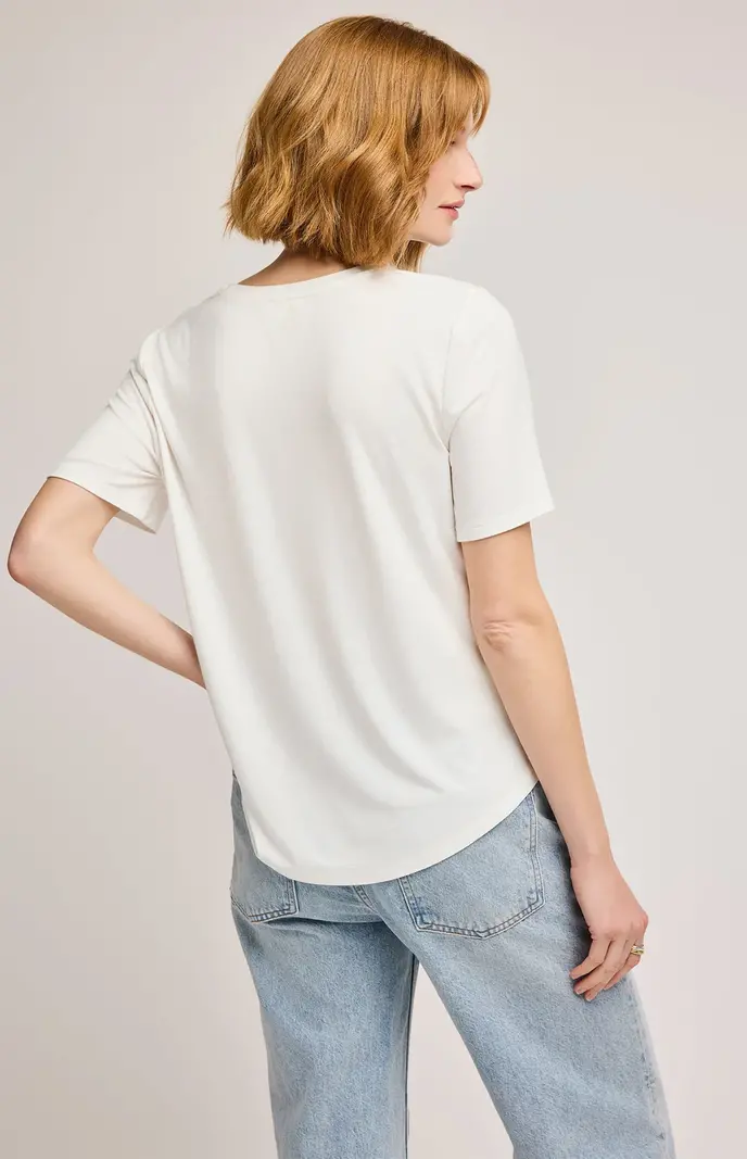 Gentle fawn BRIELLE T-SHIRT WHITE