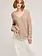 Gentle fawn LISBON V-NECK KNIT SWEATER HEATHER TAUPE