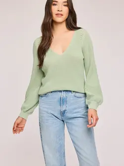 Gentle fawn HAILEY PULLOVER SWEATER CACTUS