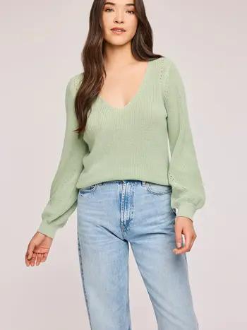 Gentle fawn HAILEY PULLOVER SWEATER CACTUS