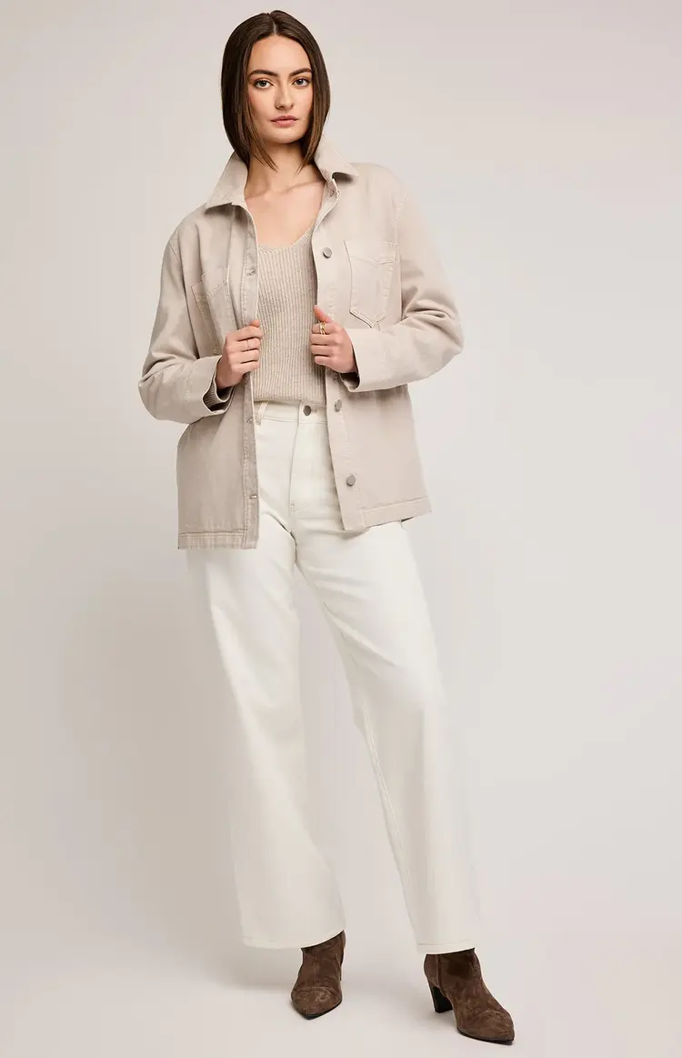 Gentle fawn CASPIAN LS JACKET PEBBLE