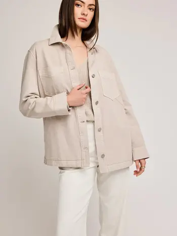 Gentle fawn CASPIAN LS JACKET PEBBLE