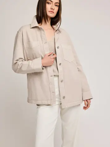 Gentle fawn CASPIAN LS JACKET PEBBLE