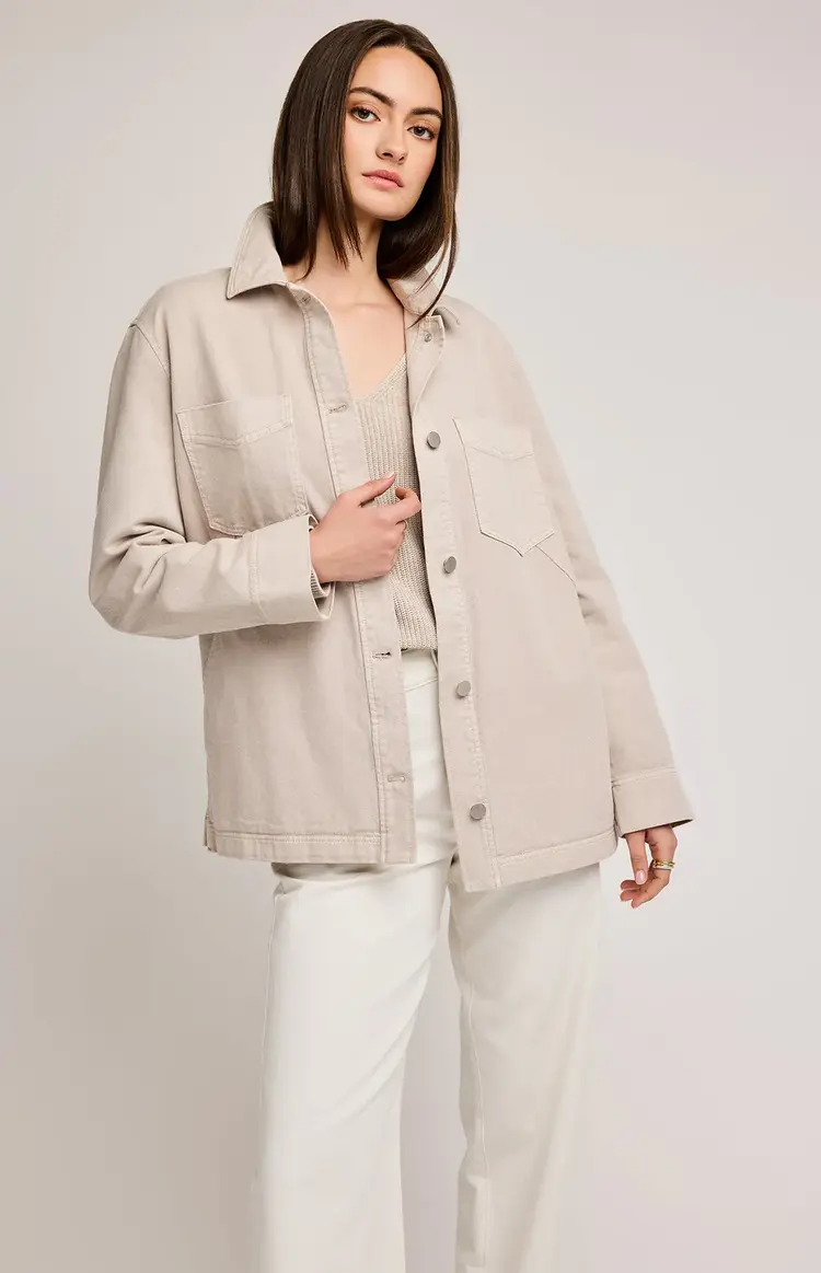 Gentle fawn CASPIAN LS JACKET PEBBLE