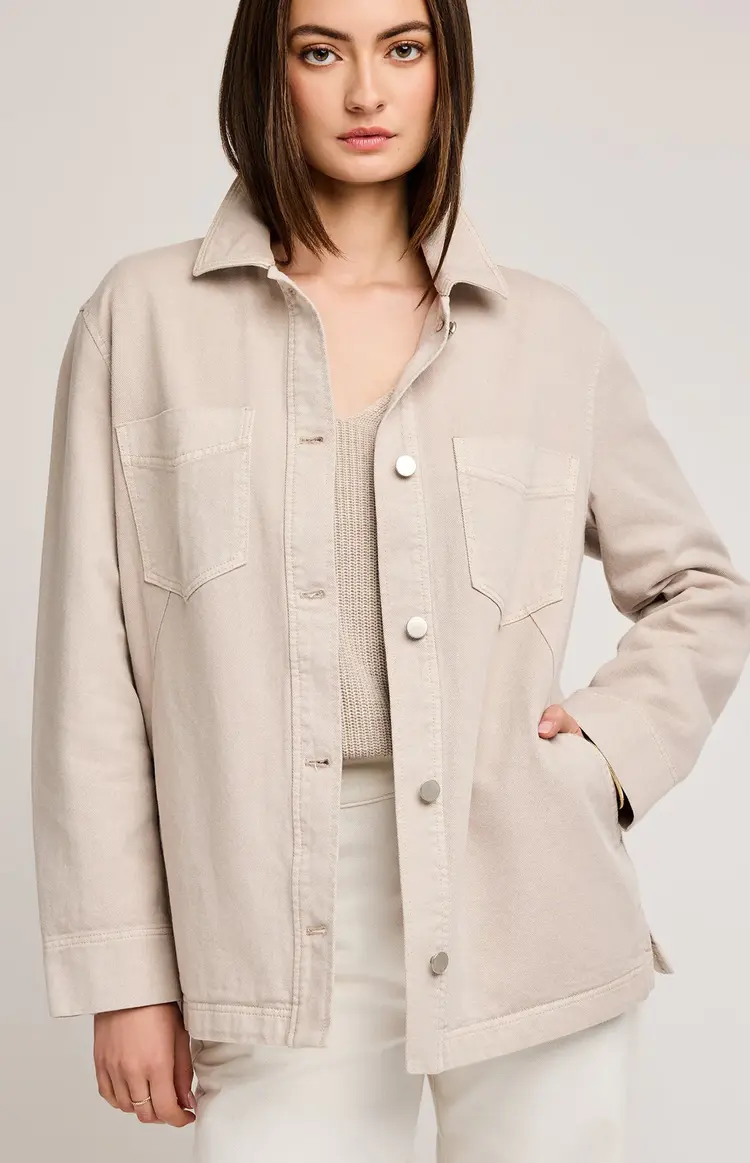 Gentle fawn CASPIAN LS JACKET PEBBLE