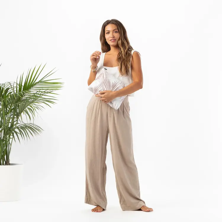 Aloha MID POUCH DAY PALM ROSE GOLD