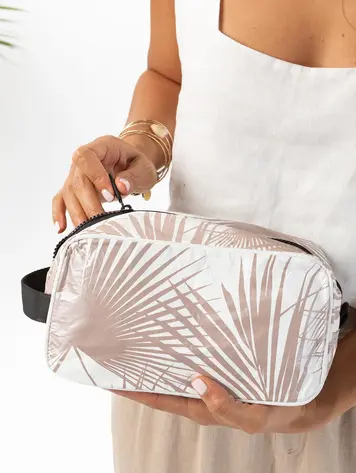 Aloha DAY PALMS DOPP KIT ROSE GOLD