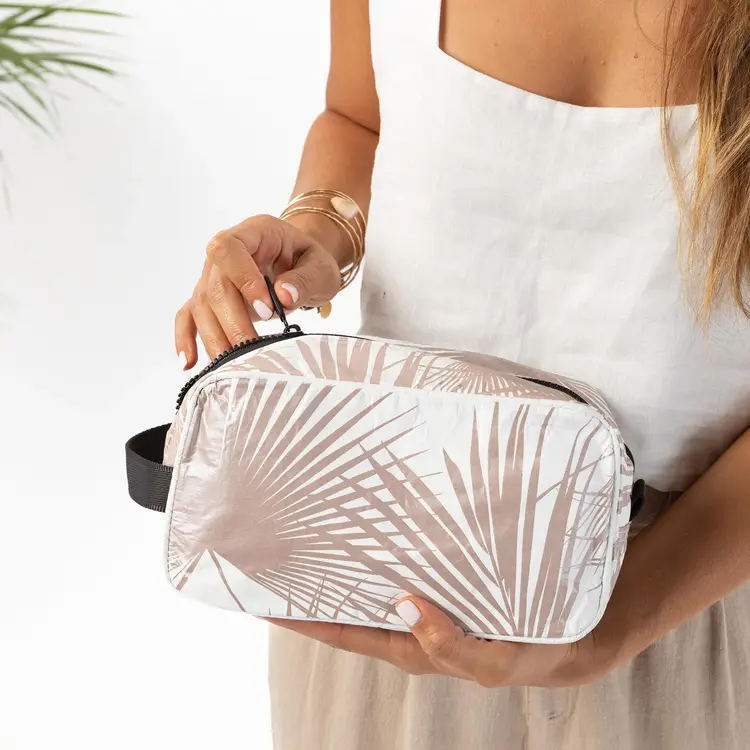 Aloha DAY PALMS DOPP KIT ROSE GOLD