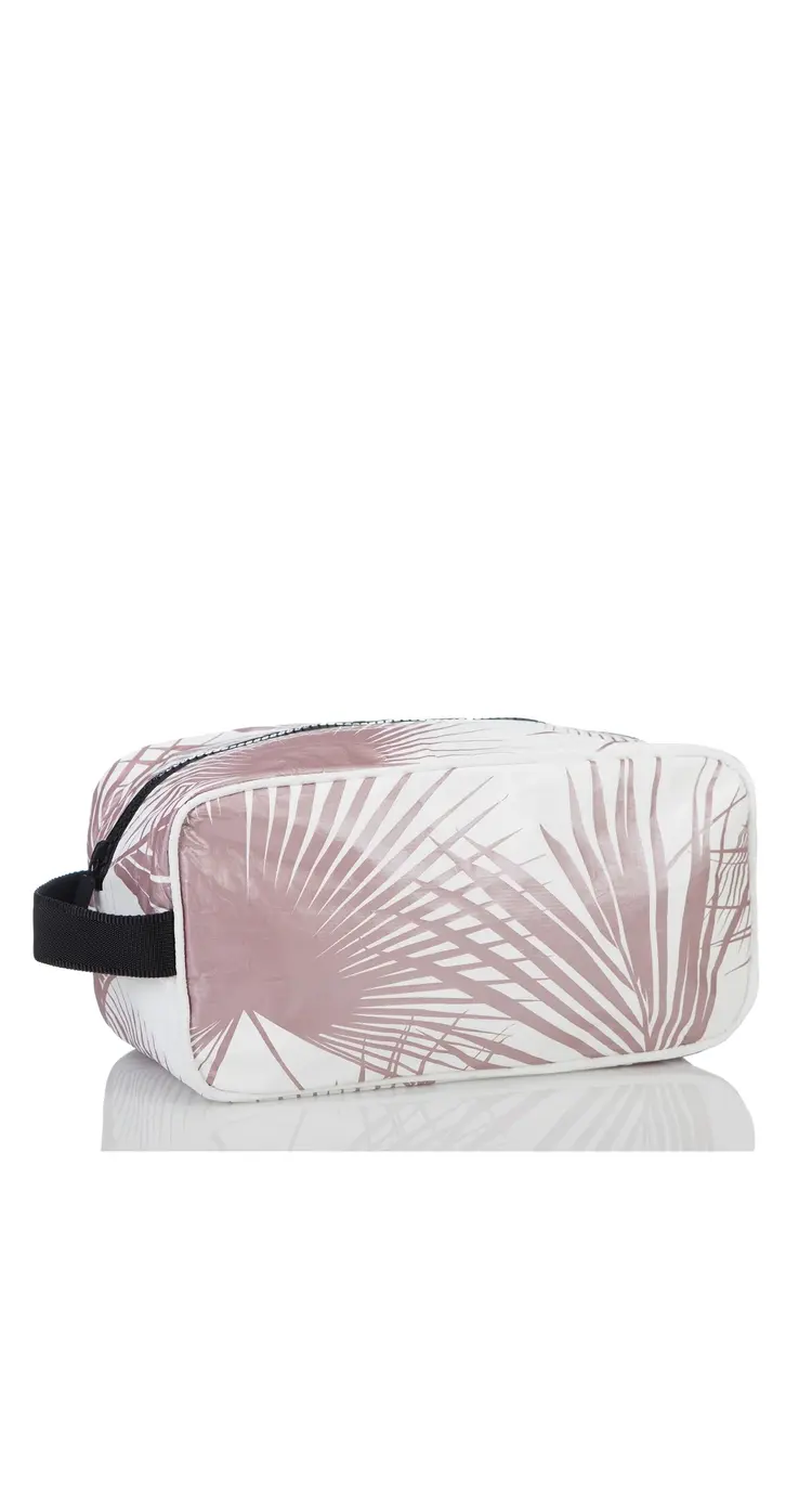 Aloha DAY PALMS DOPP KIT ROSE GOLD