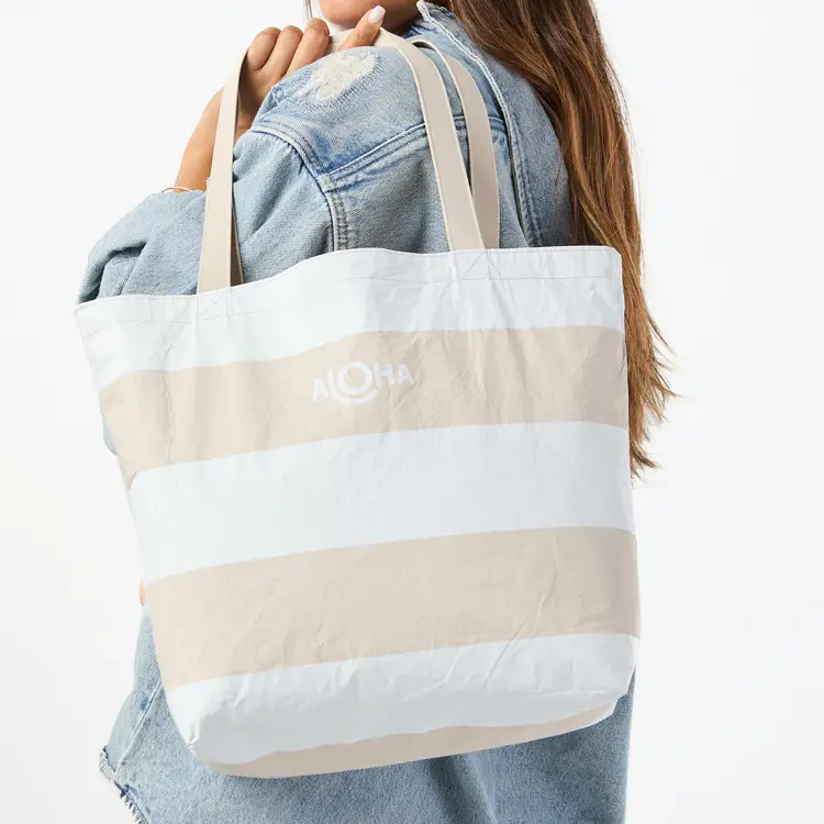 Aloha PLUNGE REVERSIBLE TOTE SHERBET/SANDSTONE