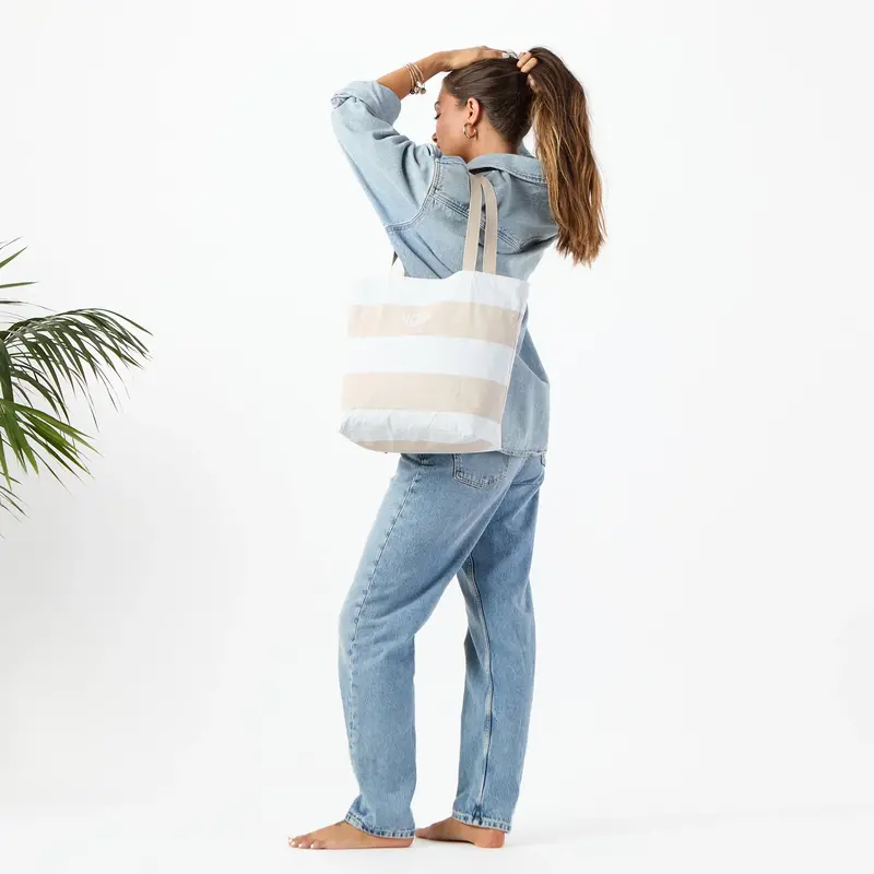 Aloha PLUNGE REVERSIBLE TOTE SHERBET/SANDSTONE