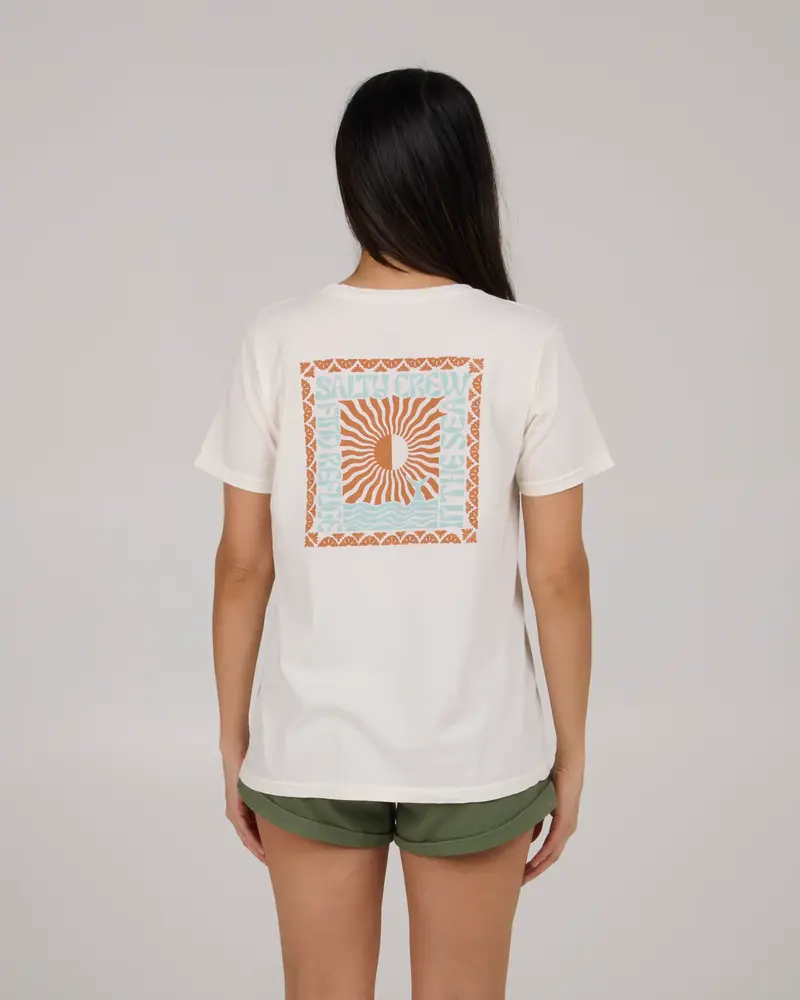 Salty crew WOMEN'S OPTIC SEA B.F TEE OFF WHITE