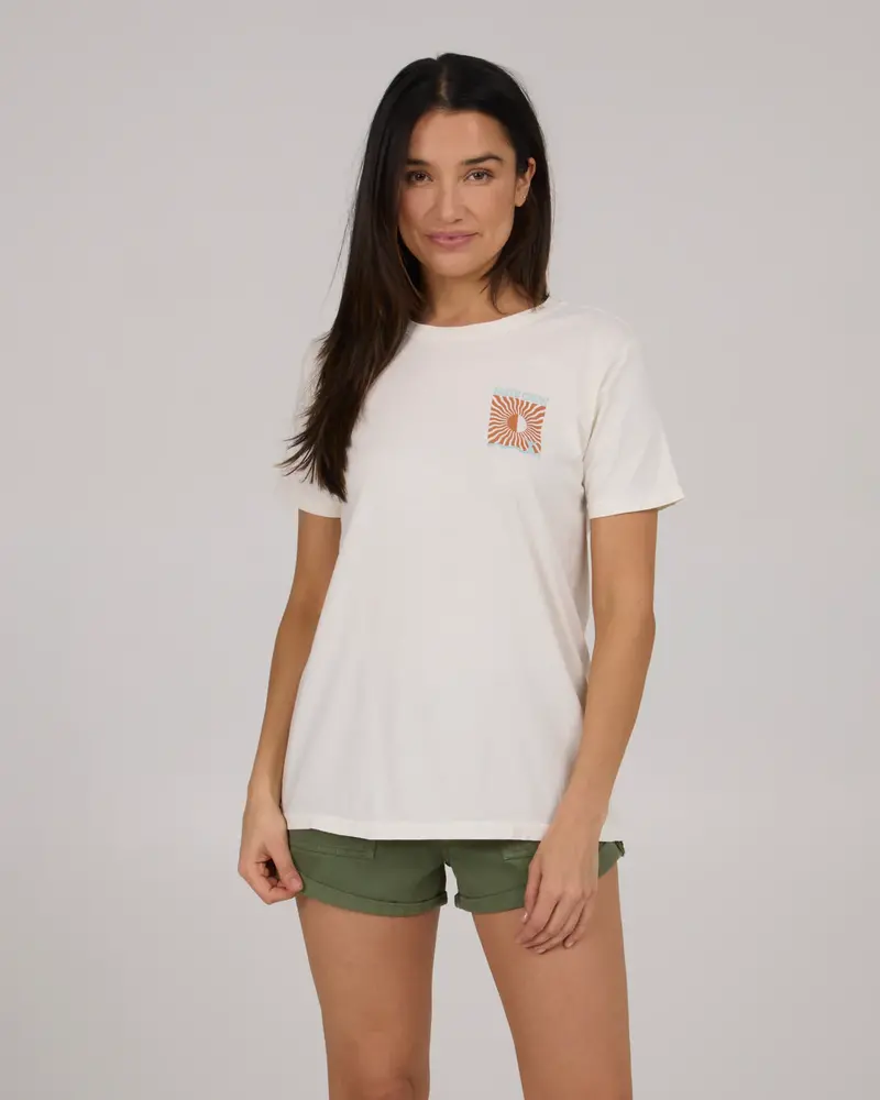 Salty crew WOMEN'S OPTIC SEA B.F TEE OFF WHITE
