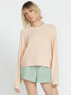 Volcom FEMMES LIVED IN LOUNGE FRENCHIE RAGLAN CHAMPAGNE GOLD