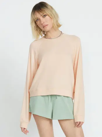 Volcom FEMMES LIVED IN LOUNGE FRENCHIE RAGLAN CHAMPAGNE GOLD