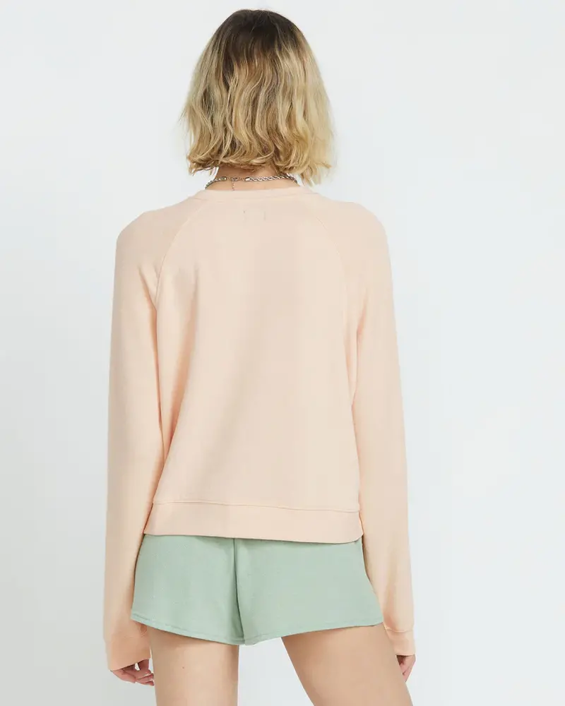 Volcom FEMMES LIVED IN LOUNGE FRENCHIE RAGLAN CHAMPAGNE GOLD