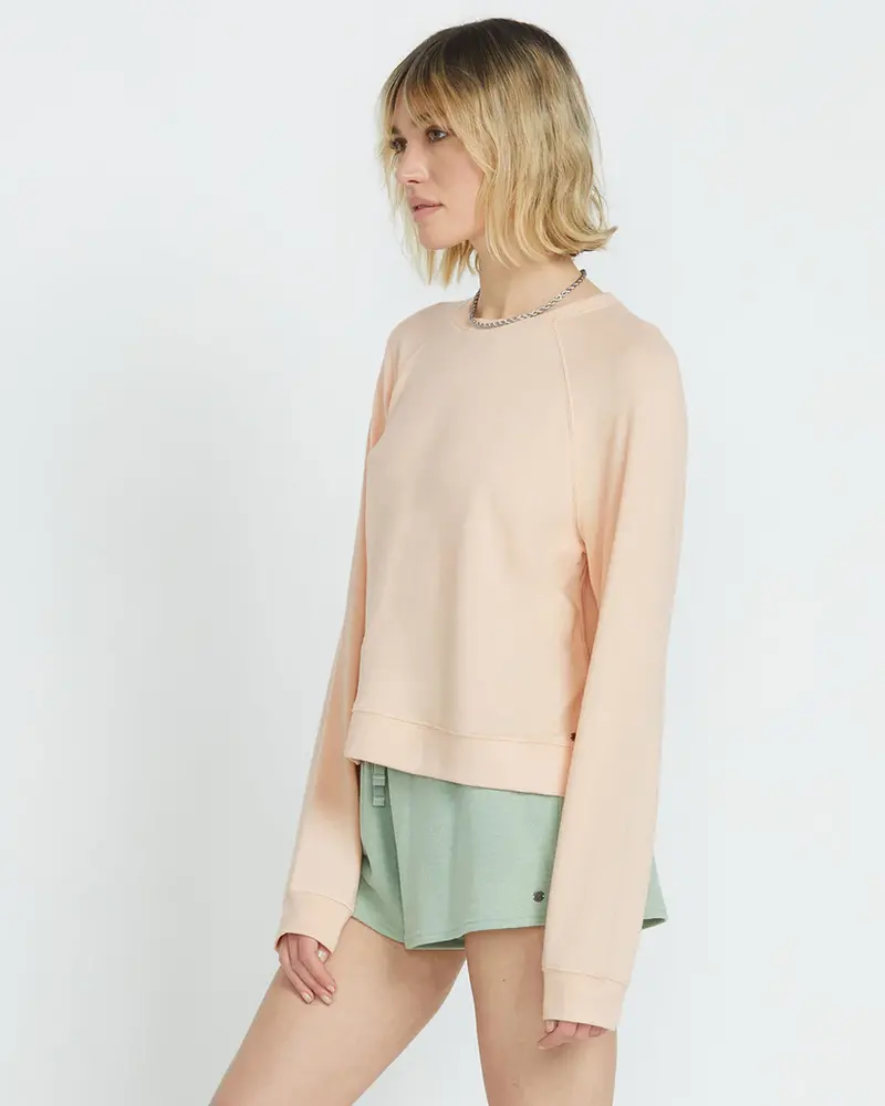 Volcom FEMMES LIVED IN LOUNGE FRENCHIE RAGLAN CHAMPAGNE GOLD