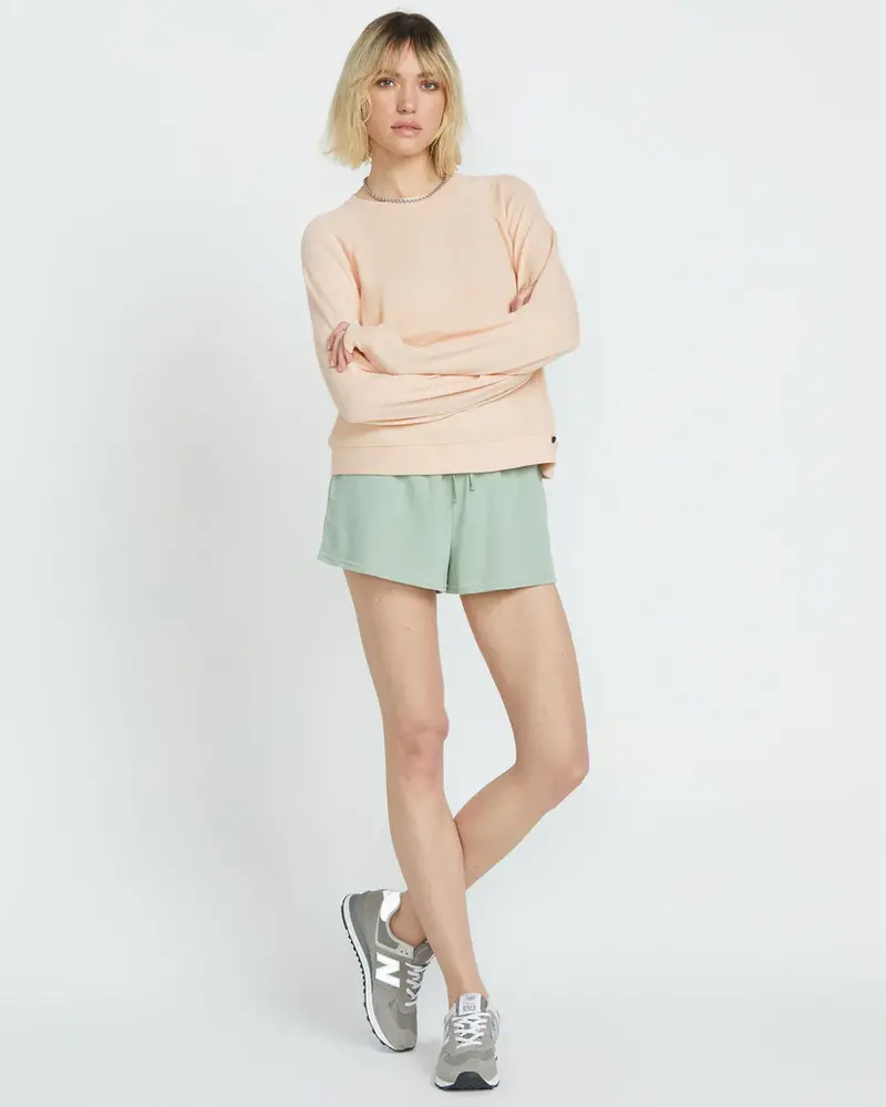 Volcom FEMMES LIVED IN LOUNGE FRENCHIE RAGLAN CHAMPAGNE GOLD