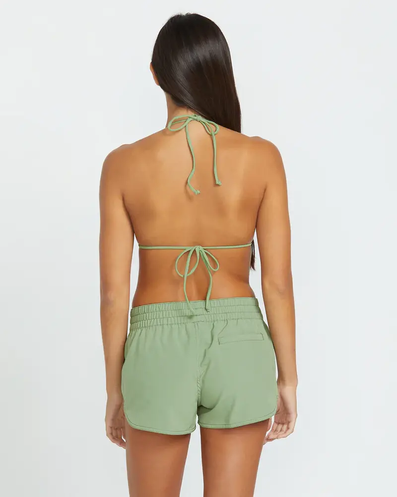 Volcom FEMMES SIMPLY SOLID BOARDSHORTS GRASS GREEN