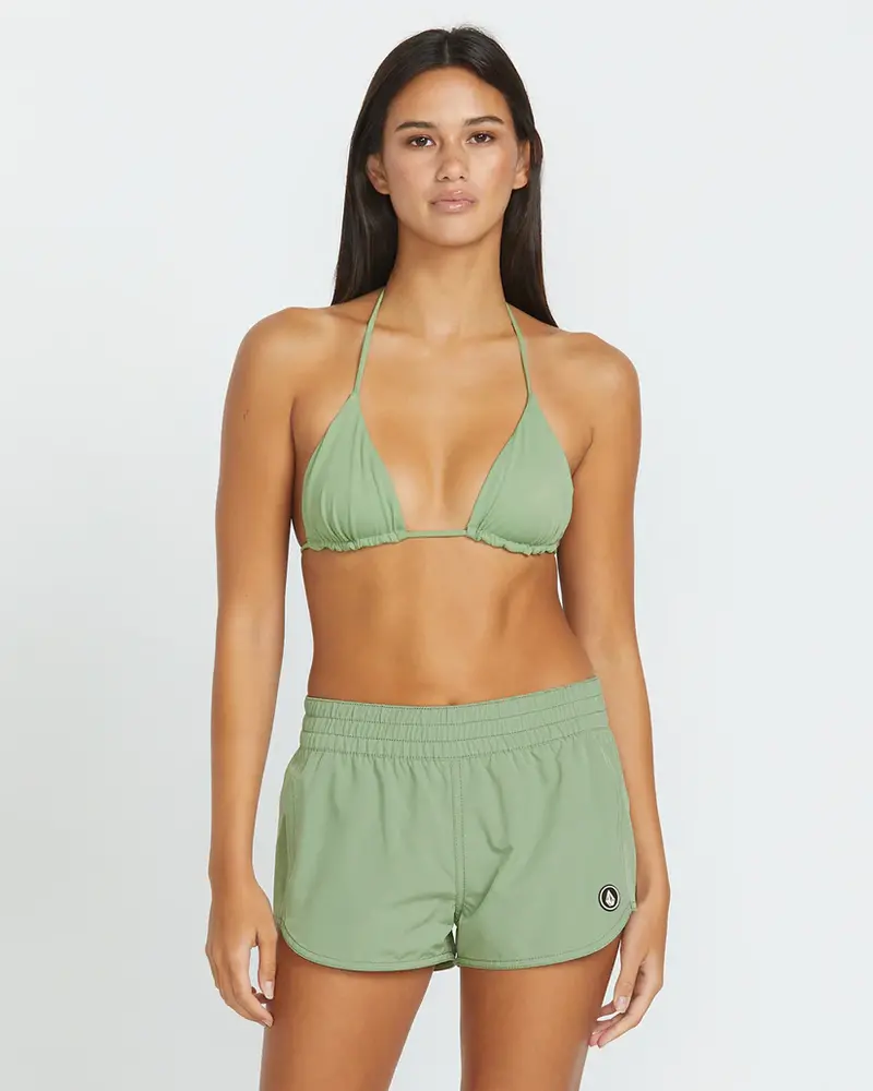 Volcom FEMMES SIMPLY SOLID BOARDSHORTS GRASS GREEN