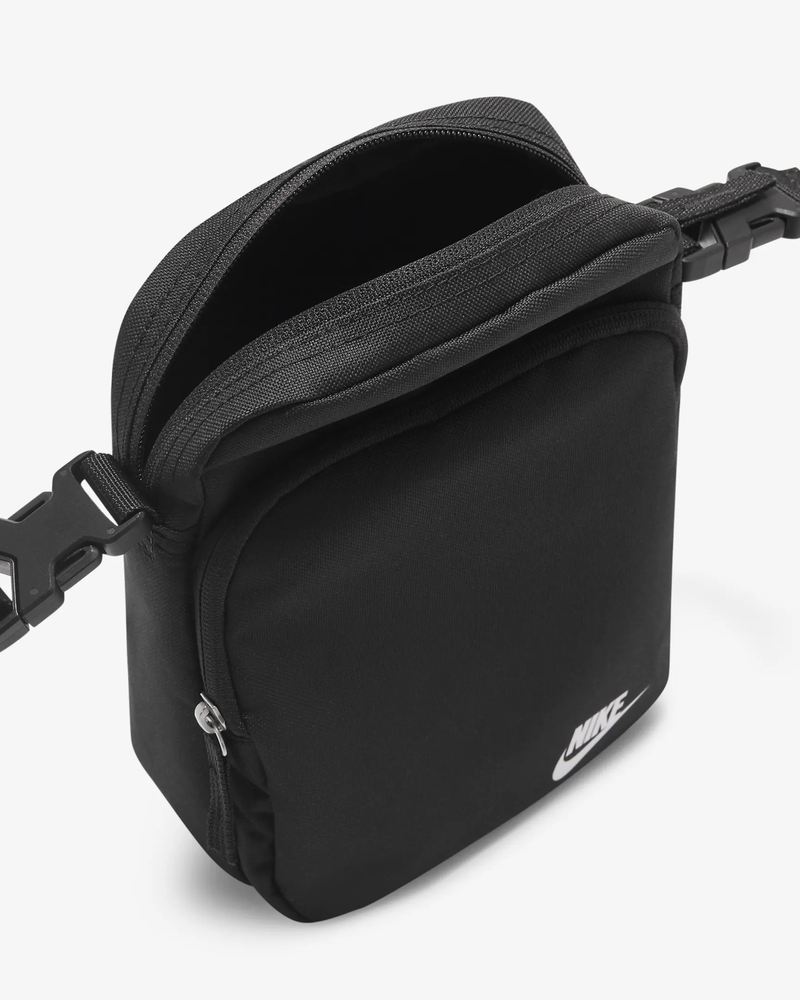 Nike HERITAGE CROSSBODY BAG 4L BLACK/BLACK/WHITE