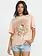 Billabong WOMEN'S IN THE BALANCE SHORT SLEEVE TEE SOFT PEACH