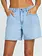 Volcom FEMMES STONED BOYFRIEND SHORTS BLUE BIRD