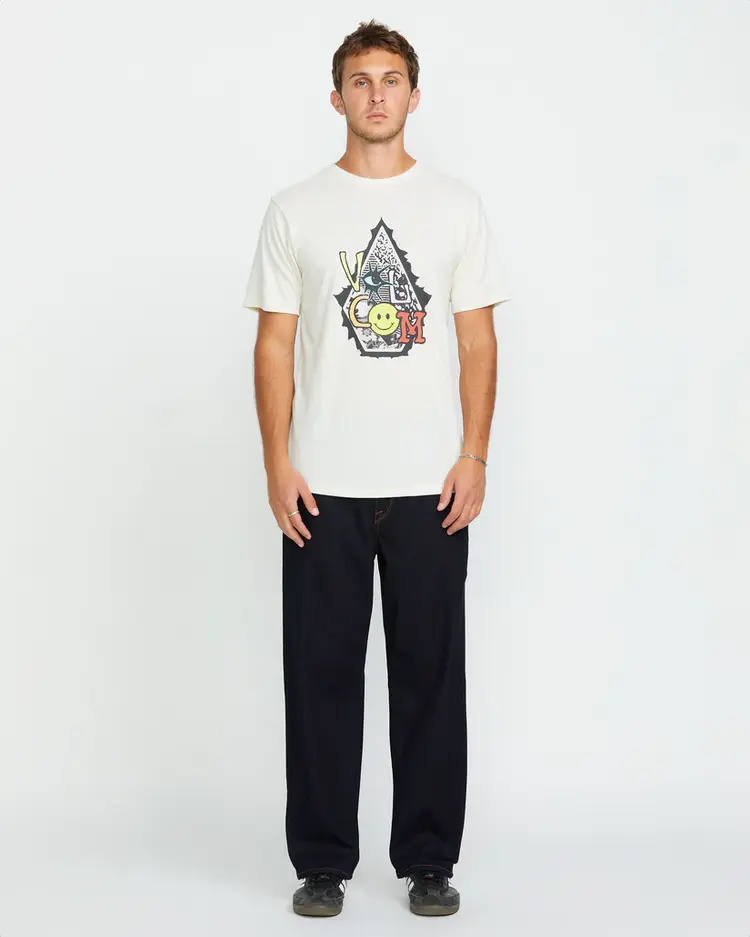 Volcom MEN'S BILLOW LOOSE FIT JEANS RINSE