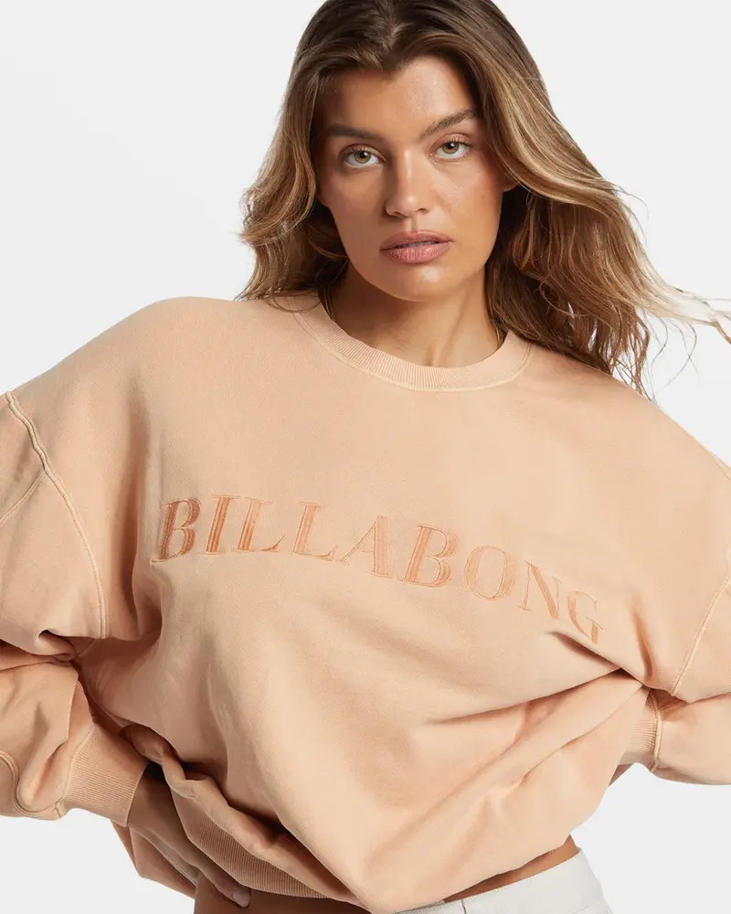 Billabong FEMMES PALMIN KENDAL CREWNECK SWEATSHIRT BAKED CLAY