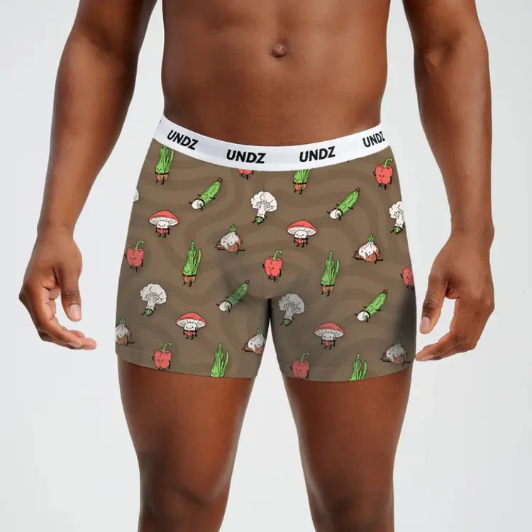 Undz MEN'S CLASSIC BOXER BAMBOO EAT YOUR VEGGIES