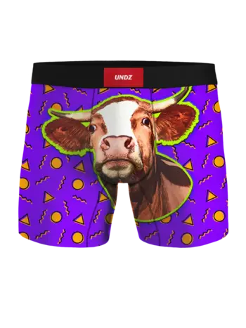Undz HOMMES CLASSIC BOXER FUNKY COW