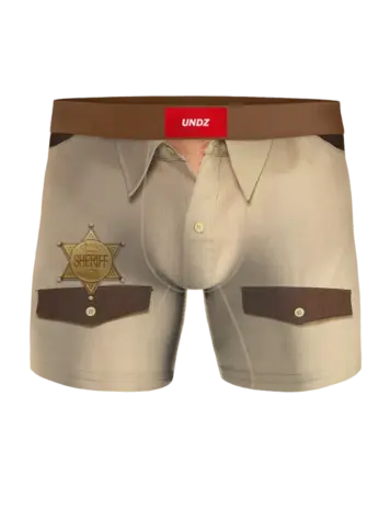 Undz HOMMES CLASSIC BOXER SHERIFF