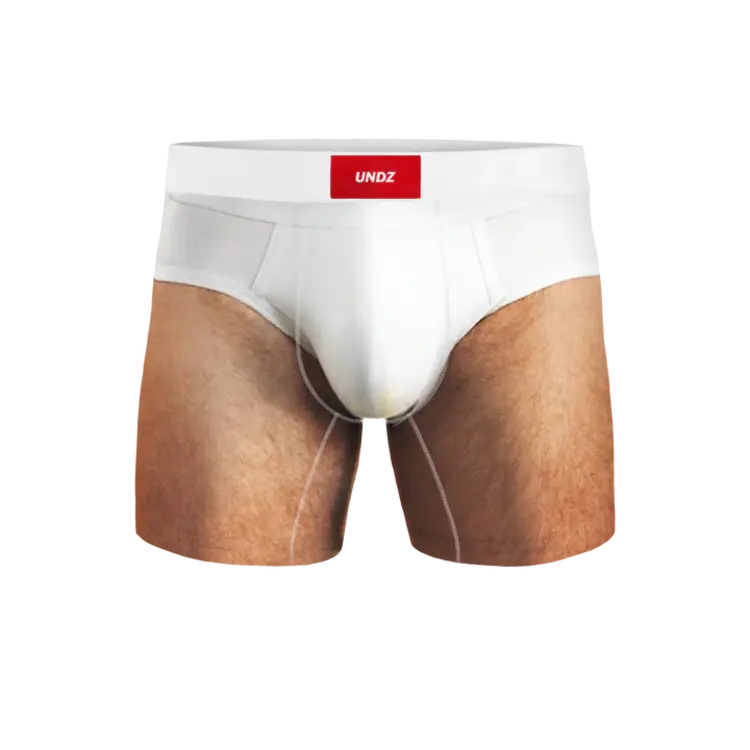 Undz HOMMES CLASSIC BOXER WHITE BRIEFS