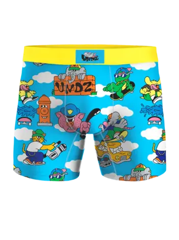 Undz MEN'S CLASSIC BOXER DAY SKATER BLUE
