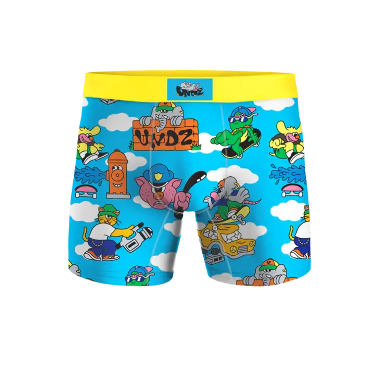 Undz MEN'S CLASSIC BOXER DAY SKATER BLUE