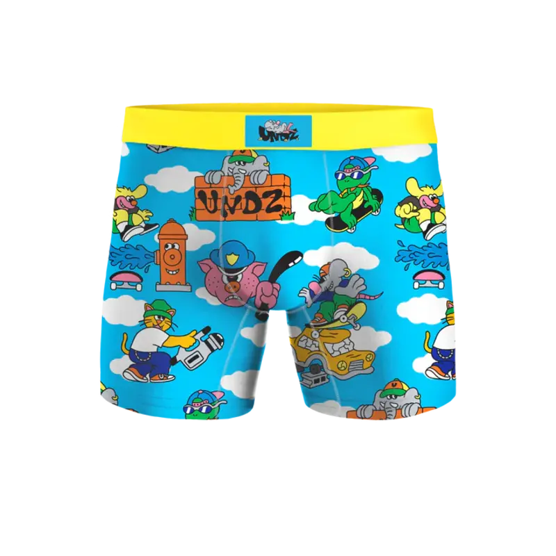 Undz MEN'S CLASSIC BOXER DAY SKATER BLUE