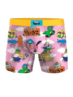 Undz HOMMES CLASSIC BOXER DAY SKATER PINK