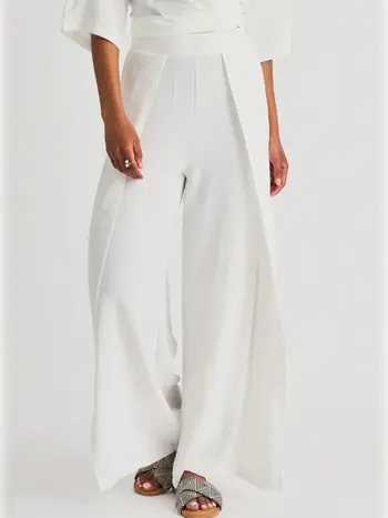 Everyday Sunday WIDE COVER-UP PANTS OFFWHITE