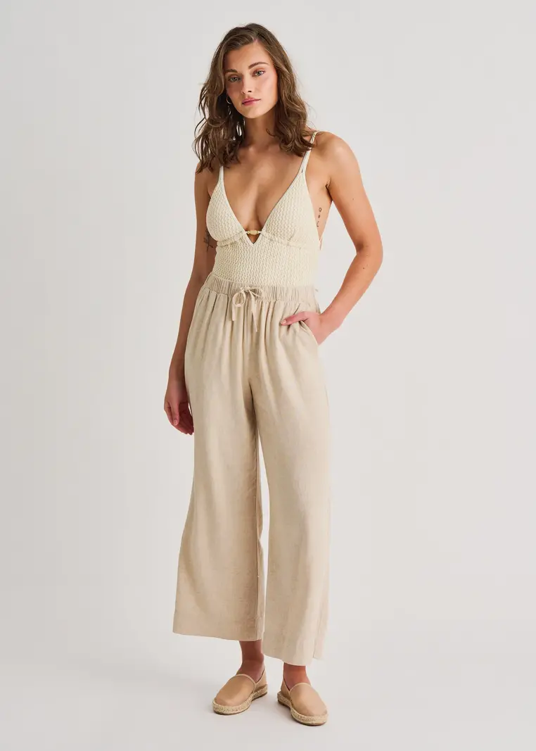 Everyday Sunday PANTALON COUVRE-MAILLOT LINEN MIX