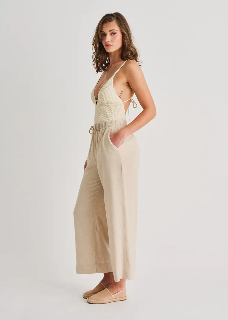 Everyday Sunday PANTALON COUVRE-MAILLOT LINEN MIX