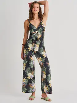 Everyday Sunday COVER-UP JUMPSUIT C.BLACK TIKI